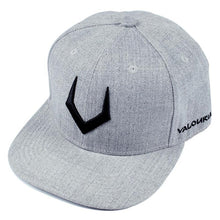 Load image into Gallery viewer, grey wool snapback cap