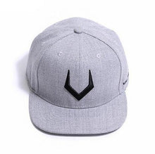 Load image into Gallery viewer, grey wool snapback cap
