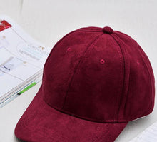Load image into Gallery viewer, Plain Suede Cap