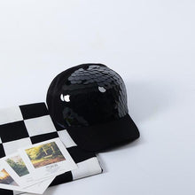 Load image into Gallery viewer, black Snapback Cap